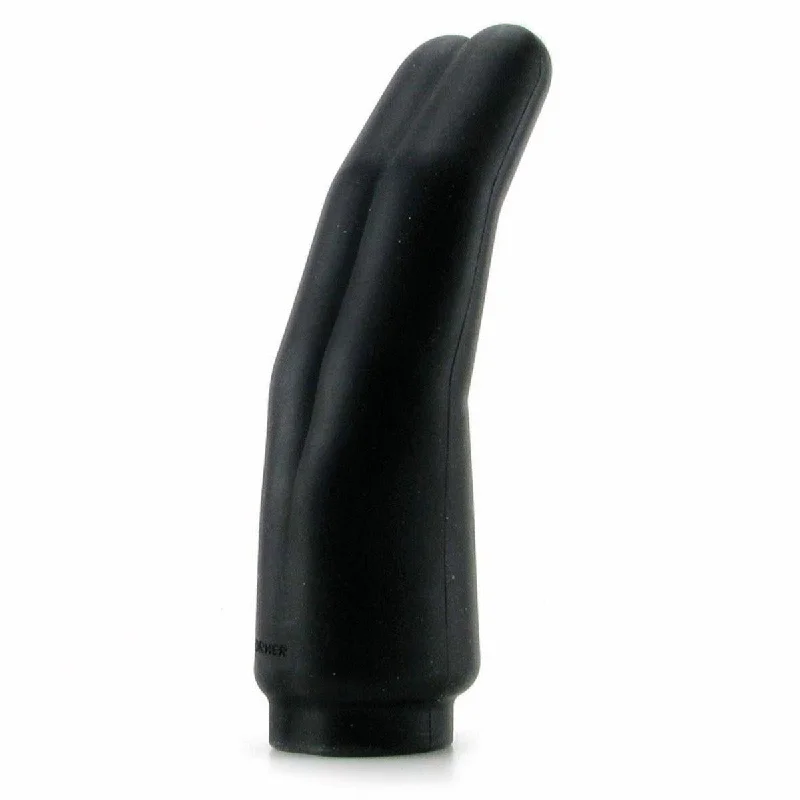 textured rubber black dildo-Wet for Her Two - Black Noir