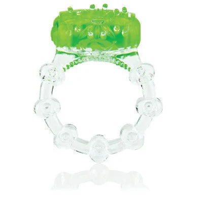 cock ring for firm play-Color Pop Quickie Screaming O  Green - Each