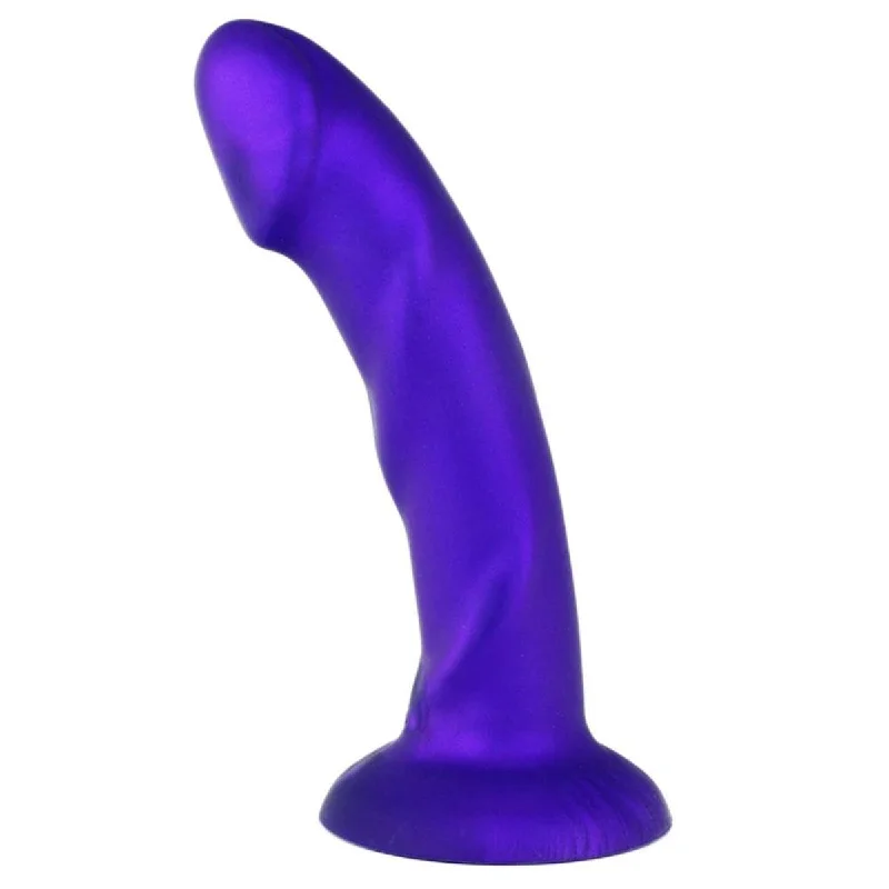 straight rubber ribbed dildo-Fuze Flame Dildo