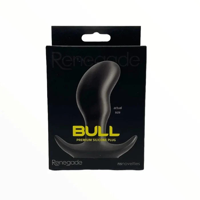 Anal toys with real calm-Renegade ''Bull'' Anal Plug -Small