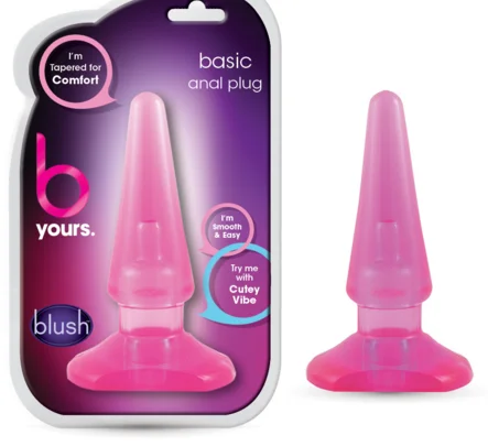 Anal toys with handy build-B Yours ''Basic'' Anal Plug -Pink