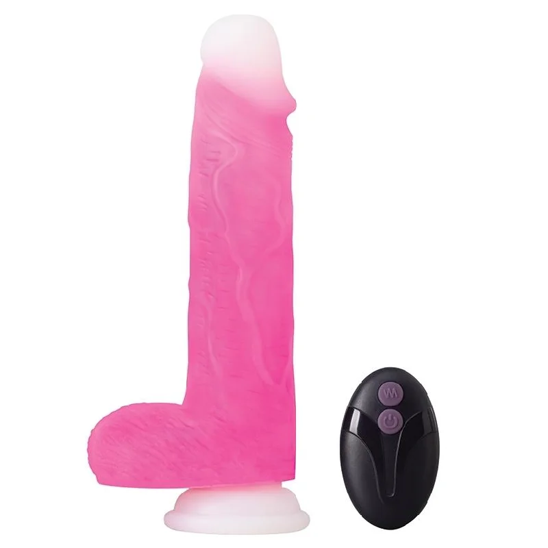 fantasy glass blue dildo-Neo Elite Roxy Gyrating Dual Density Dildo