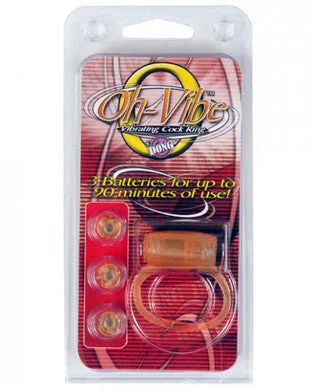 cock ring for naughty fun-Oh-vibe Vibrating Cock Ring  with Replacement Batteries