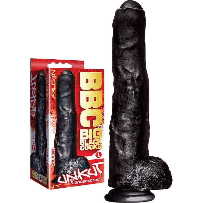 firm rubber lifelike dildo-Dildo XXL - BBC - UnKut 13.75"