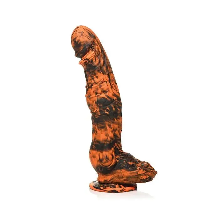 thick rubber blue dildo-Creature Cocks Sabertooth Silicone Dildo