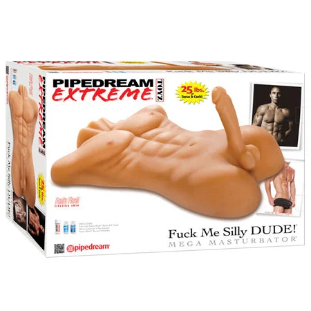 Anal toys with pace options-PDX Fuck Me Silly DUDE! Anal Mega Masturbator With 8 in. Dildo Beige