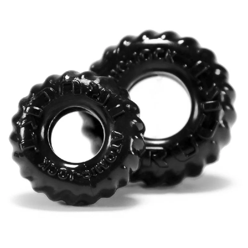 cock ring with bumpy vibes-Oxballs Truckt Black