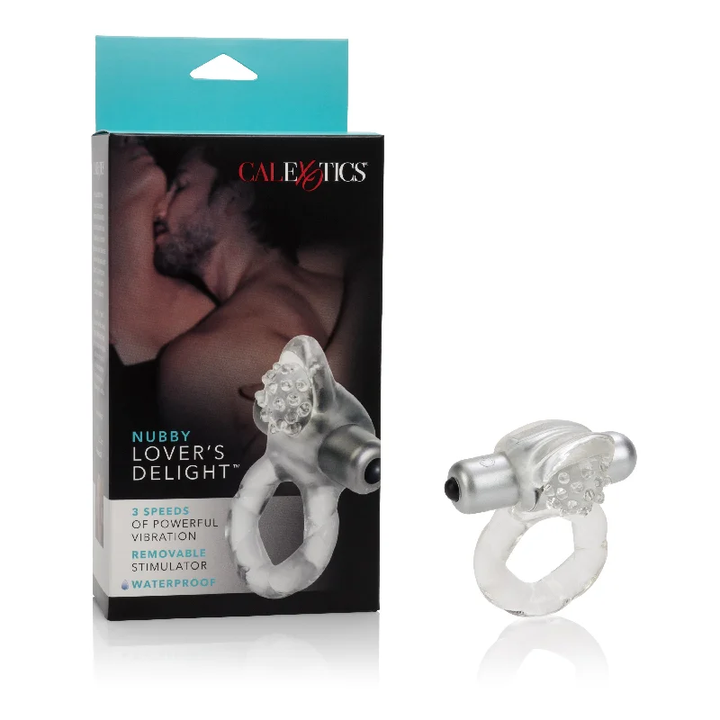 cock ring with cool play-Lovers Delight - Clear