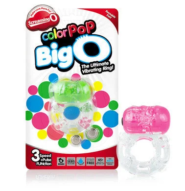 cock ring with tiny vibes-The Screaming O Color Pop Big   O - Assorted Colors - Each