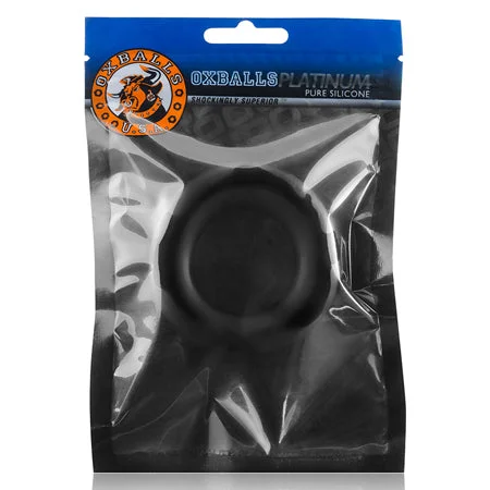 cock ring with lined finish-OxBalls Cock-T, Cockring, Black