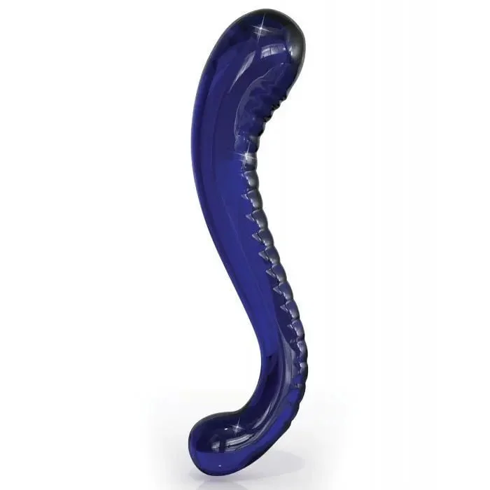 lifelike silicone violet dildo-Hand Blown Glass G-Spot Dildo