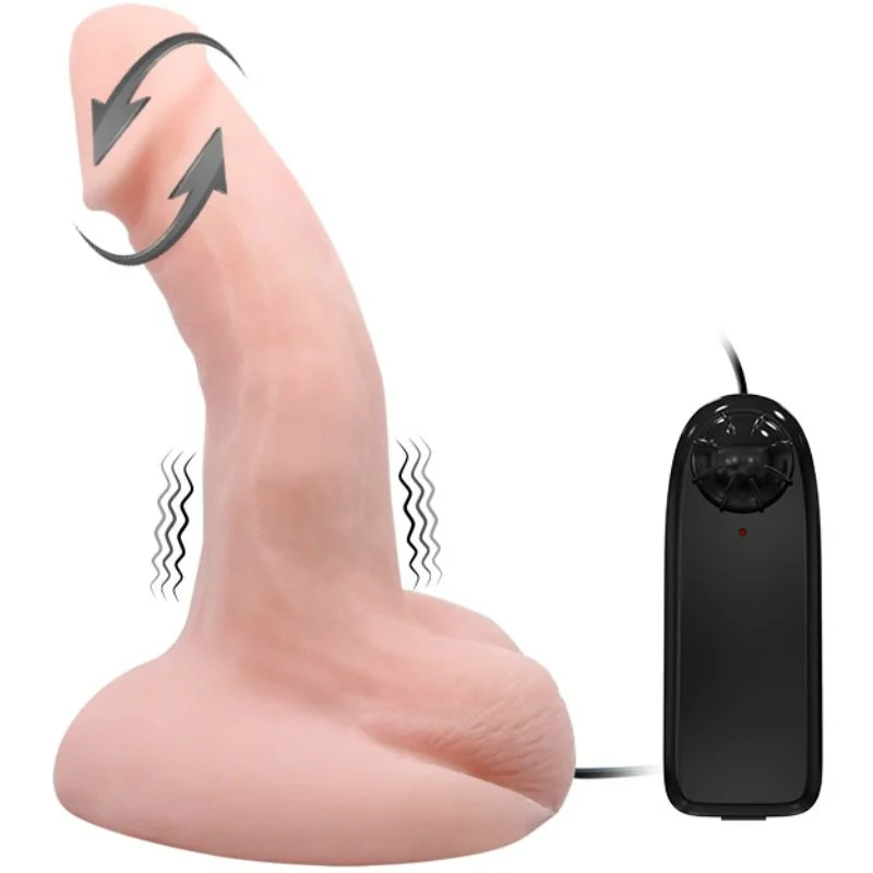 curved rubber fantasy dildo-Baile - Arbitrariness Dildo Vibration And Rotation Function