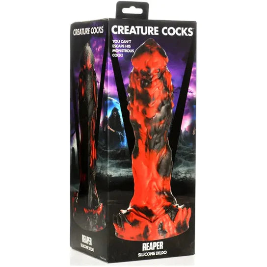 thin glass thin dildo-Creature Cocks Reaper Silicone Dildo 9.2" by XR