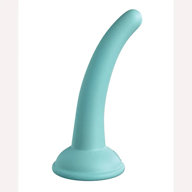 fantasy silicone thin dildo-Dillio Platinum 5in Curious Five Teal