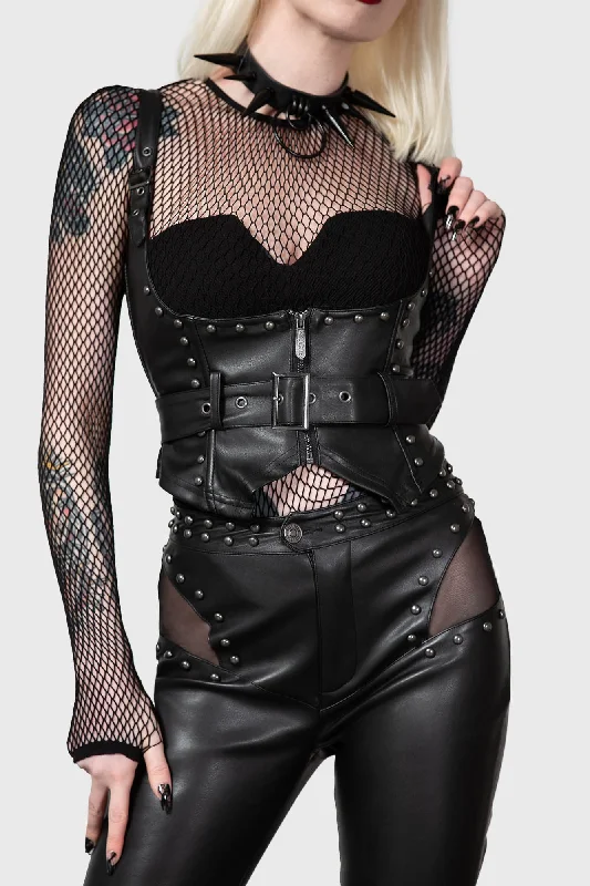 corset with double laces-Malapas Underbust Corset