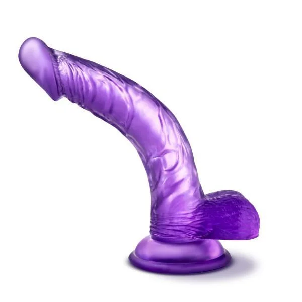 large glass thick dildo-B Yours Sweet N Hard 7 Purple