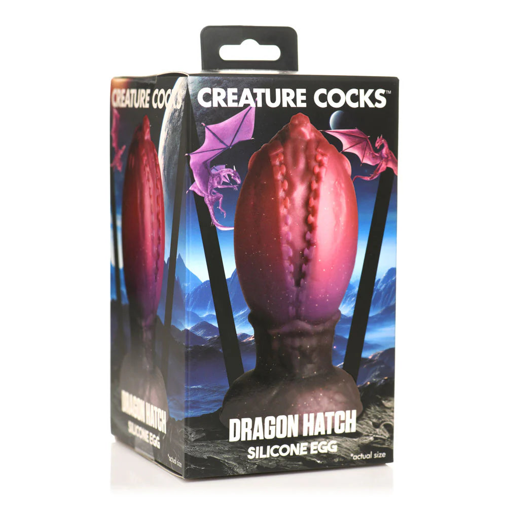 Anal toys for mild rub-Creature Cocks ''Dragon Hatch'' Egg -Large