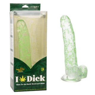 small glass lifelike dildo-Naughty Bits™ I love Dick Dildo 8" by Cal Exotics