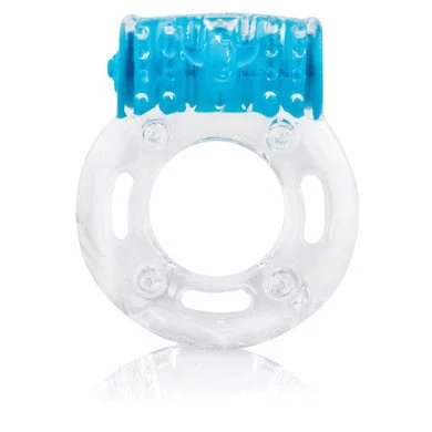 cock ring with non-slip joy-Color Pop Quickie Screaming O Plus -  Blue - Each