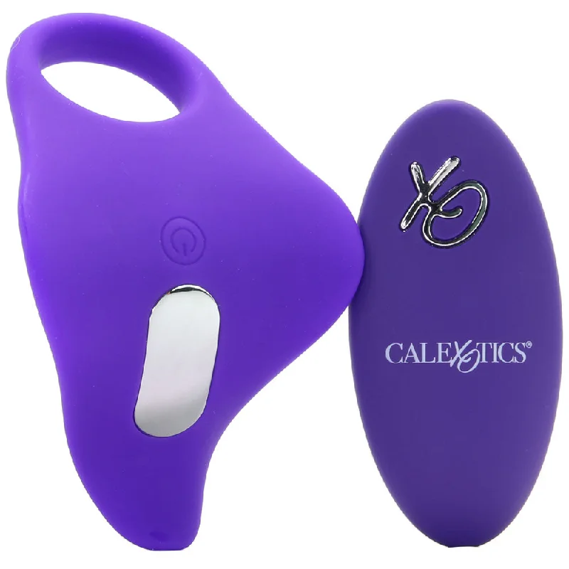 cock ring with safe materials-Silicone Remote Orgasm Vibrating Cock Ring