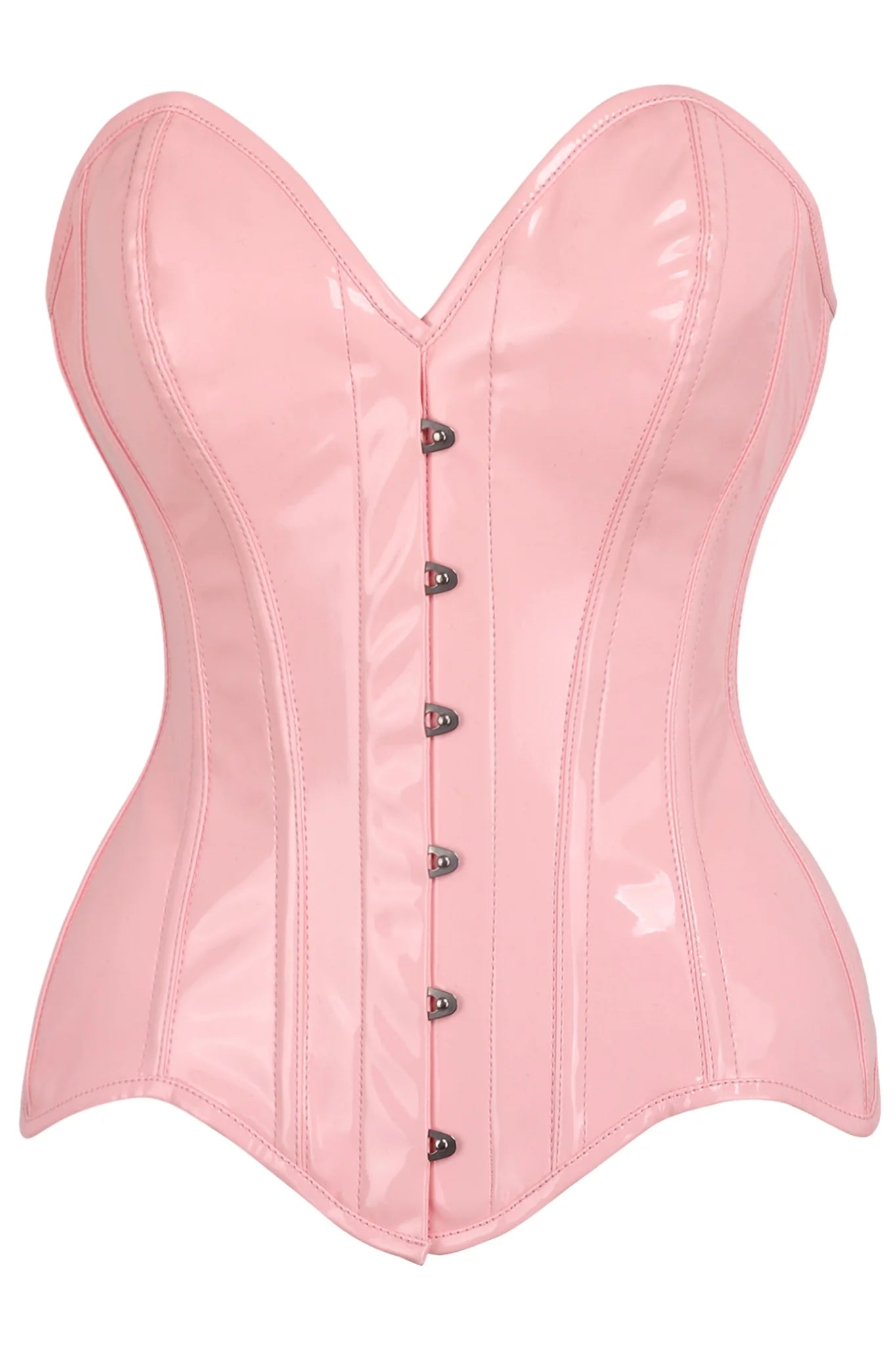 corset for street style-Top Drawer Patent Steel Boned Corset