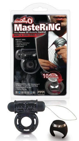 cock ring for intimate play-The Screaming O Mastering Ring And O Wow Kit