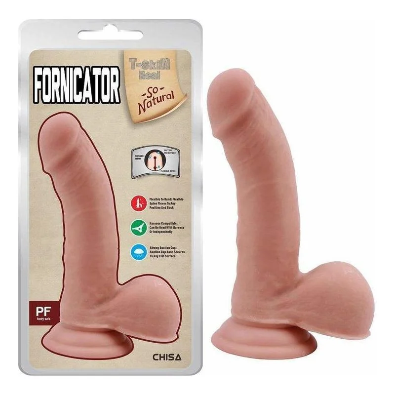 firm rubber gold dildo-Dildo - Chisa - Fornicator T-skin ReaL-7.5 pouces