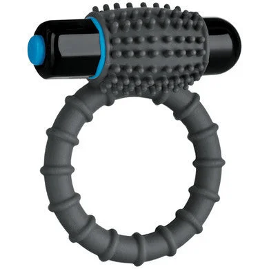 cock ring for steady vibes-Optimale Vibrating C-Ring - Slate