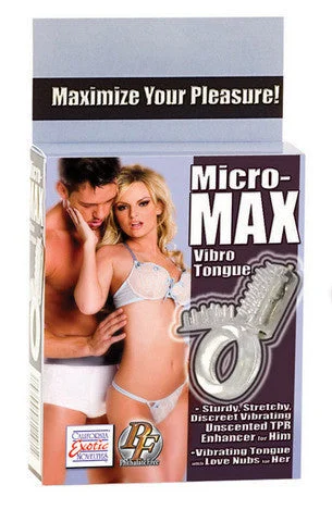 cock ring with faint vibes-Micro-Max Vibro Tongue