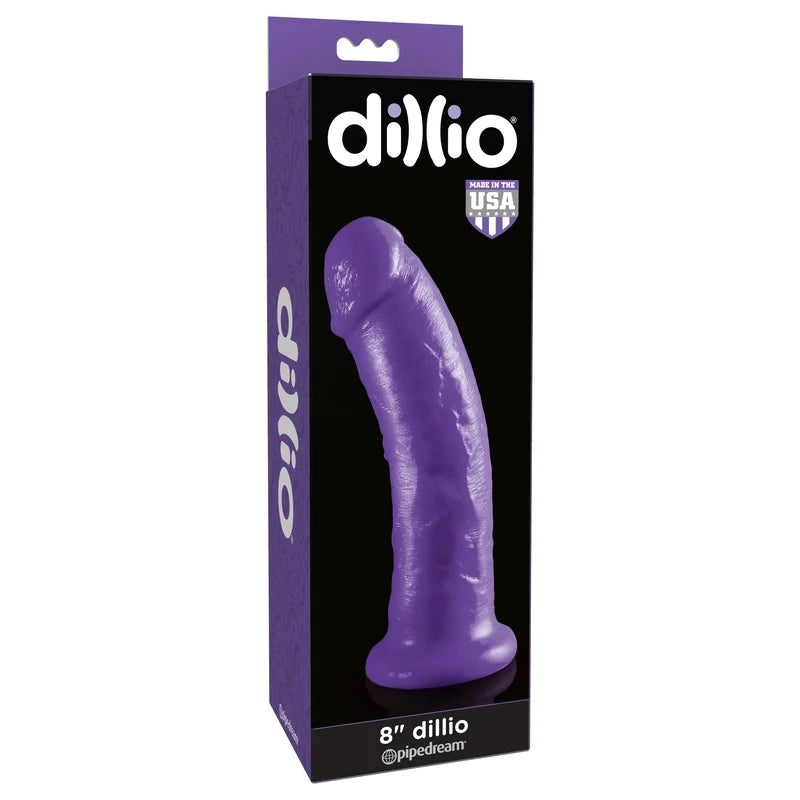 large glass ribbed dildo-Dillio® 8" Dillio Dildo by Pipedream Products®