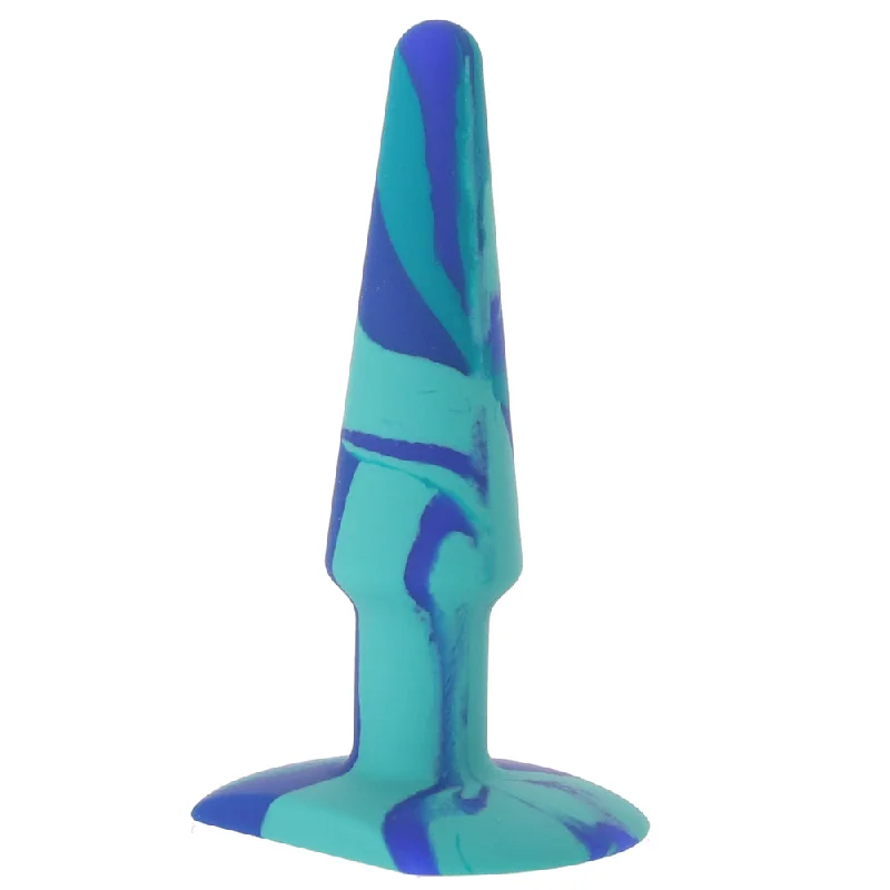 Anal toys for slow thrill-A-Play Groovy 5 Inch Anal Plug in Ocean