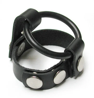 cock ring with tiny play-Versatile Cock Ring Harness - Leather