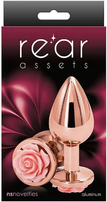 Anal toys for newbie vibes-Rear Assets ''Rose'' Medium Pink/Rose Gold