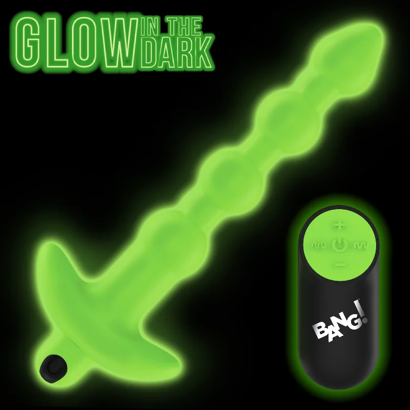 Anal toys for anal rookies-Glow-in-the-Dark Silicone Anal Beads