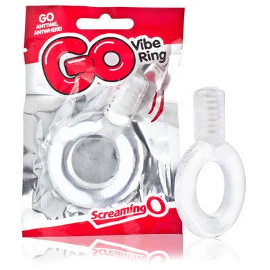 cock ring with small vibes-Go Vibe Ring Clear