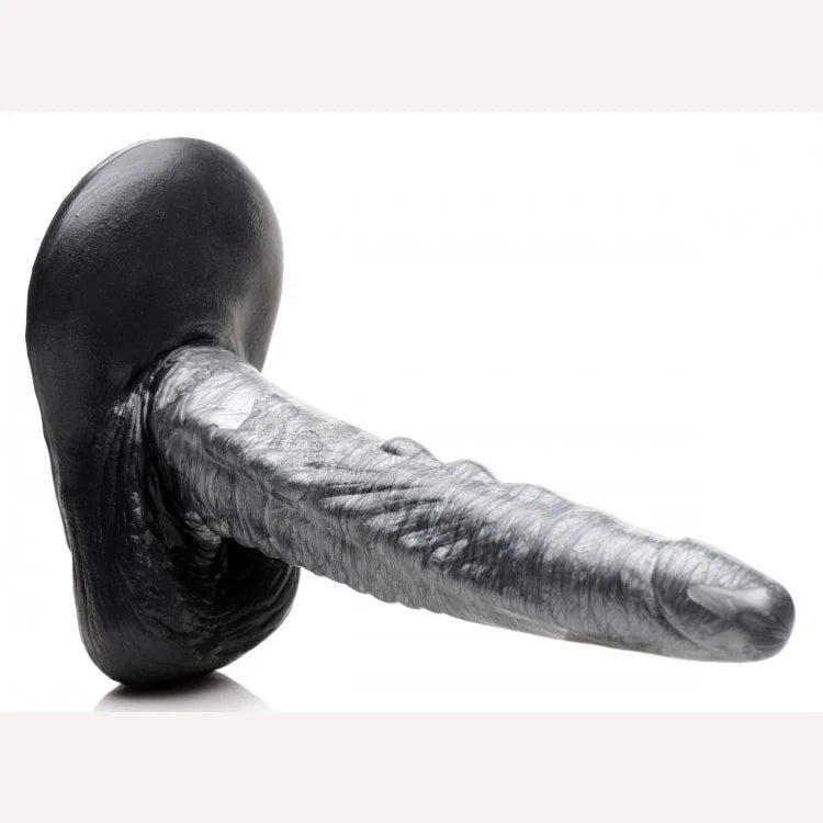 fantasy glass purple dildo-Creature Cocks The Gargoyle Rock Hard Dildo