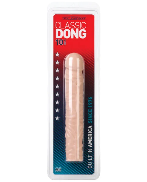 thin silicone green dildo-"Classic 10"" Dong"