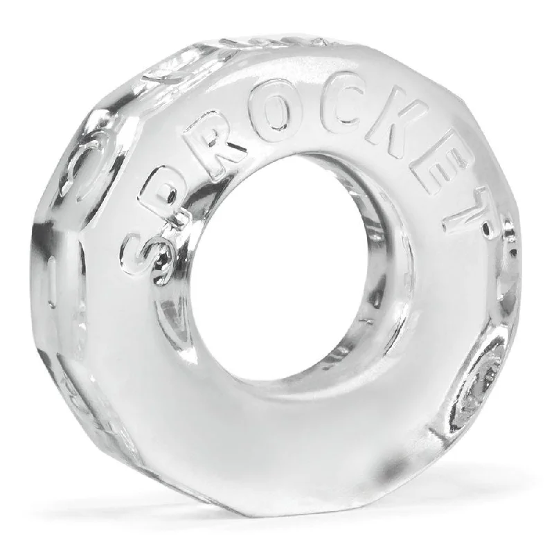 cock ring for adventurous couples-Oxballs Sprocket Clear