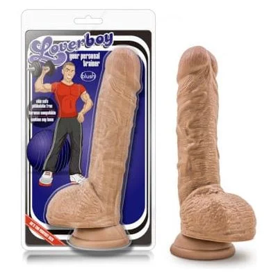 veined rubber thick dildo-Dildo - Loverboy - Your Personal Trainer-9 pouces