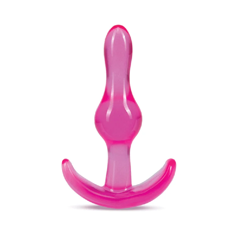 Anal toys with fast thrill-B Yours Curvy Anal Plug Pink