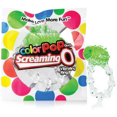 cock ring with bold joy-Color Pop Quickie Screaming O  - Green - 12 Count Box