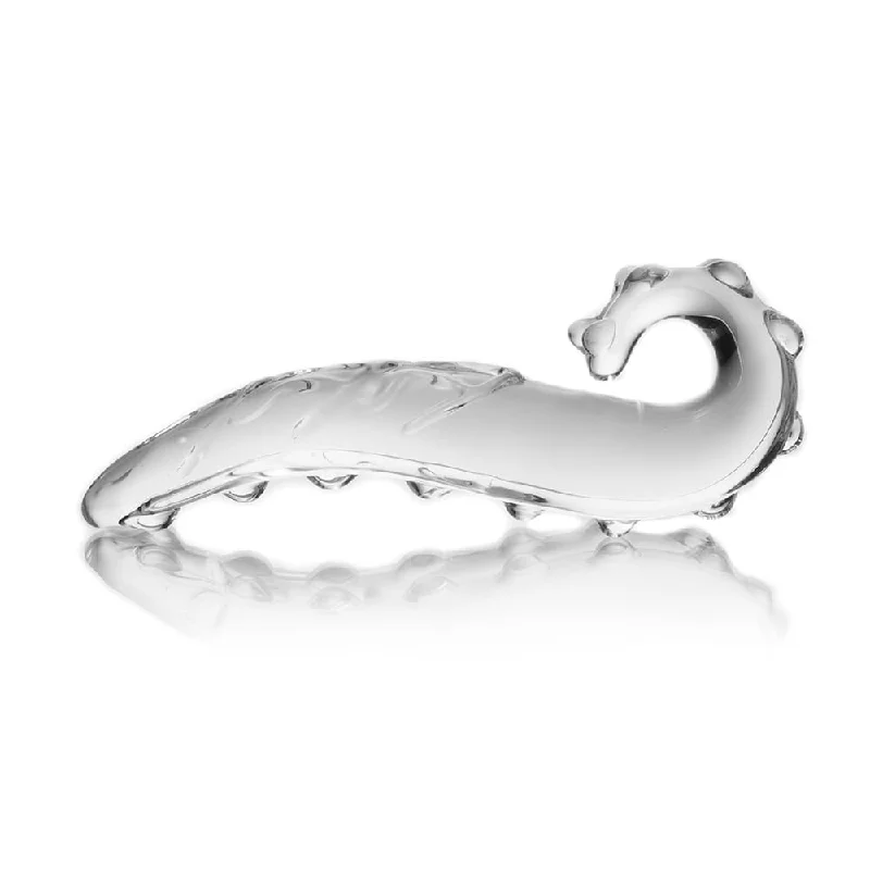 Anal toys for steamy vibes-Kinky Anal Transparent Tentacle Dildo Glass Wand