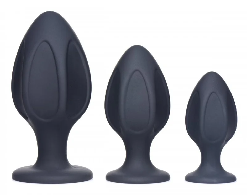 Anal toys with lush feel-Triple Juicers Silicone Anal Trainer Set