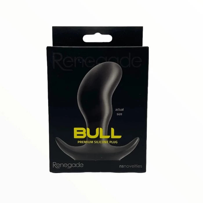 Anal toys with fast thrill-Renegade ''Bull'' Anal Plug -Medium