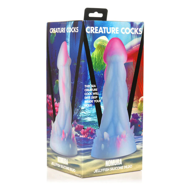 curved glass thick dildo-Nomura Jellyfish Creature Cocks Dildo by XR