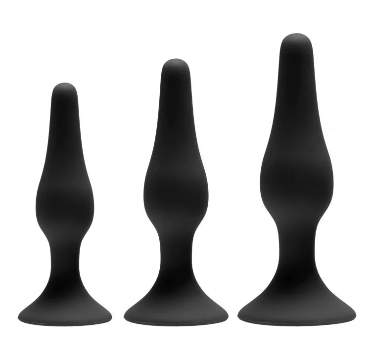 Anal toys for safe vibes-Apprentice Silicone 3pc Anal Trainer Set