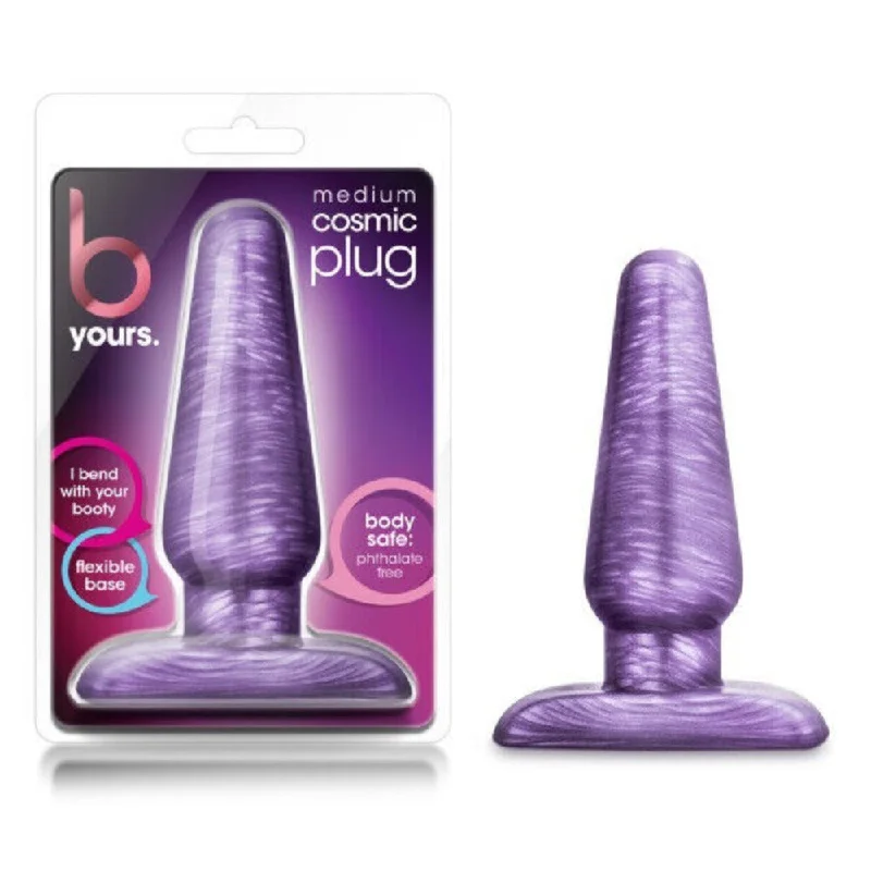 Anal toys with wet vibe-B Yours (Medium) Cosmic Plug -Purple