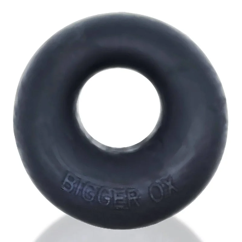 cock ring for first timers-Oxballs Bigger Ox Thicker Bulge Maker Super Mega Stretch Cockring Black Ice