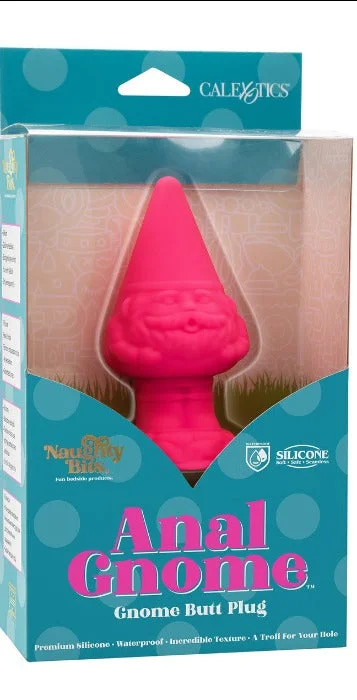 Anal toys with fine joy-Naughty Bits Anal ''Gnome'' Butt Plug -Pink