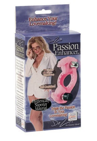 cock ring with faint vibes-Dr. Z Passion Enhancer - Pink